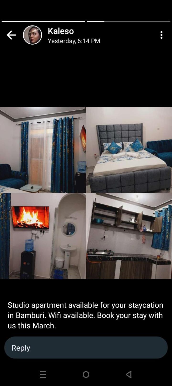 Rihan Studio Apartment Mombasa Exterior photo